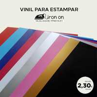 Vinil Estampagem "Iron On" - Compatível c/ Cricut Silhouette Cameo Etc