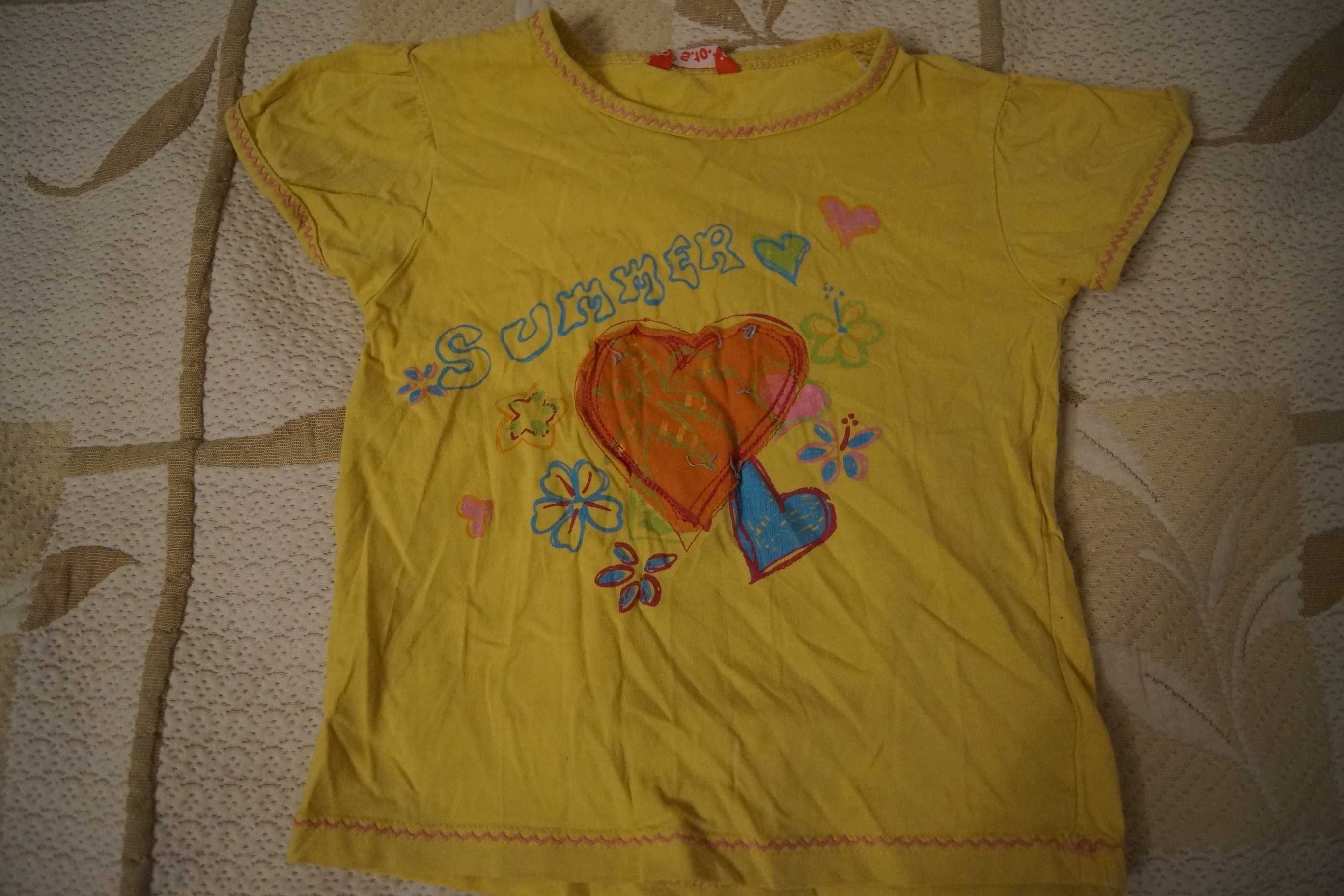 koszulka T-shirt Summer serce 5.10.15 r. 116