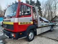 Mercedes 814 płyta widły pomoc drogowa laweta