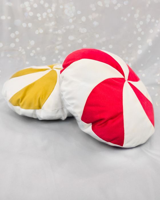 Poduszka świąteczna cukierek drops handmade