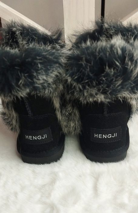 Уггі зимові натуральна замша і хутро 26-31 р. чобітки черевики