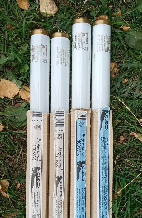 лампы для загара Philips Cleo 100w, Osram Eversan 80w, LightTech 80w