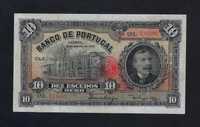 nota portugal 10 escudos 1925 excelente e rara