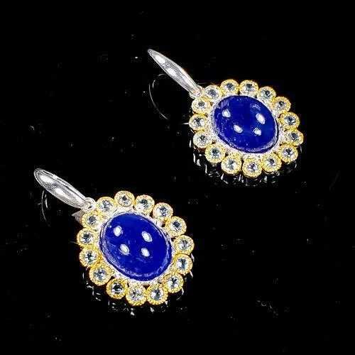 Kolczyki srebrne z naturalnymi Tanzanitami!!!