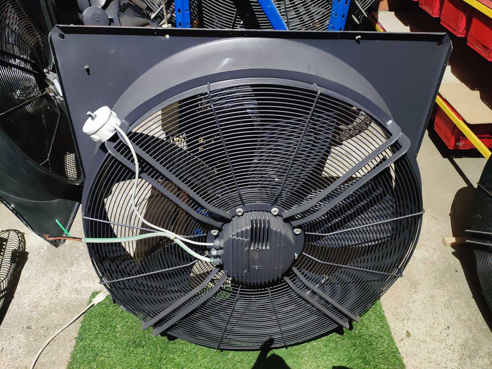 Ventiladores industrias trifásico com variador de velocidade