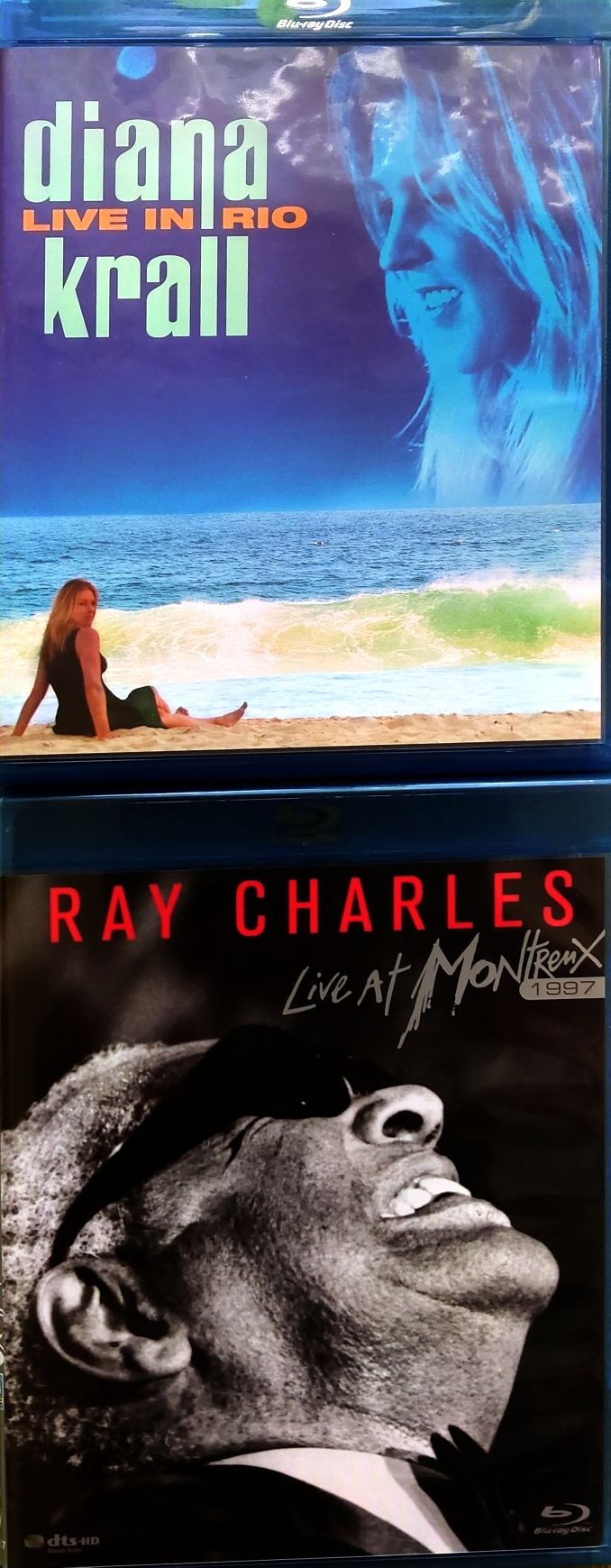 Diana Krall/Ray Charles Jazz  Box 2 x Blu ray