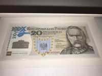 Banknot kolekcjonerski 20 - 100 rocznica utworzenia Legionów Polskich