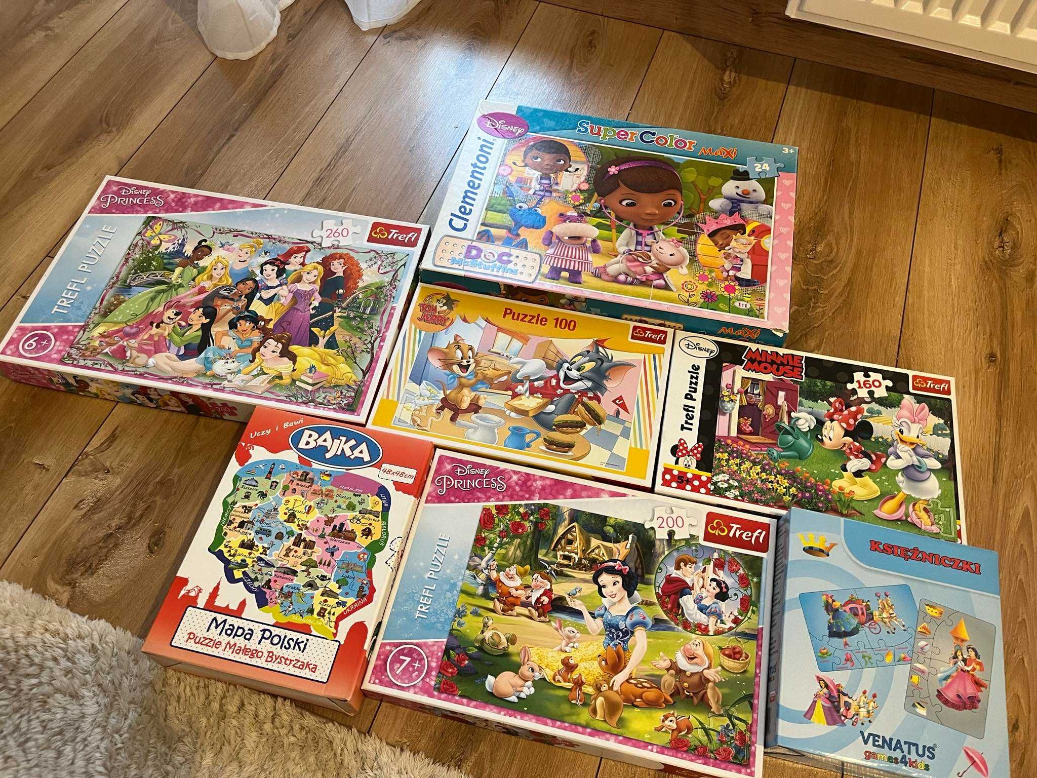 Puzzle Trefl, Disney, Tom Jerry - 7 egzemplarzy