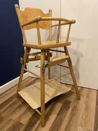 Krzesło do karmienia PRL po renowacji