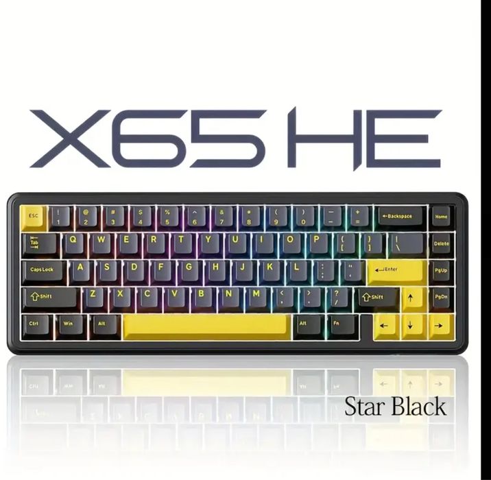 Механічна ігрова магнітна клавіатура Attack Shark X65 HE 8000 Гц