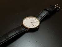 Zegarek Daniel Wellington czarny 36 mm skóra