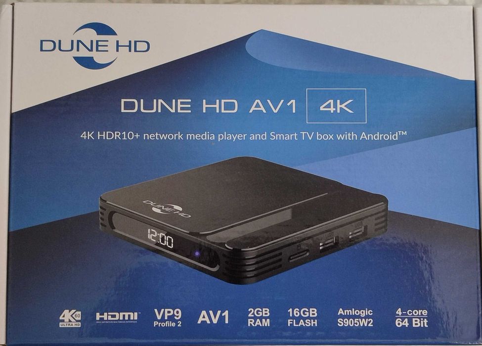 Dune HD AV1 4K/Homatics/Premier медиаплеер/Android Smart TV