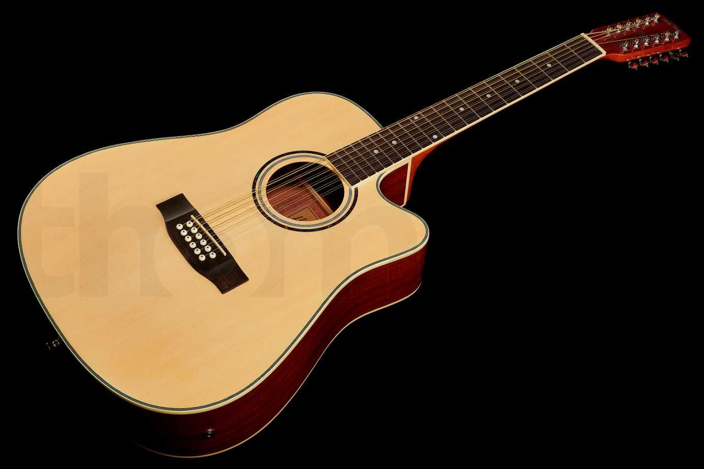 Нова акустична гітара 12 струн Harley Benton D-200CE-12NT | ХІТ