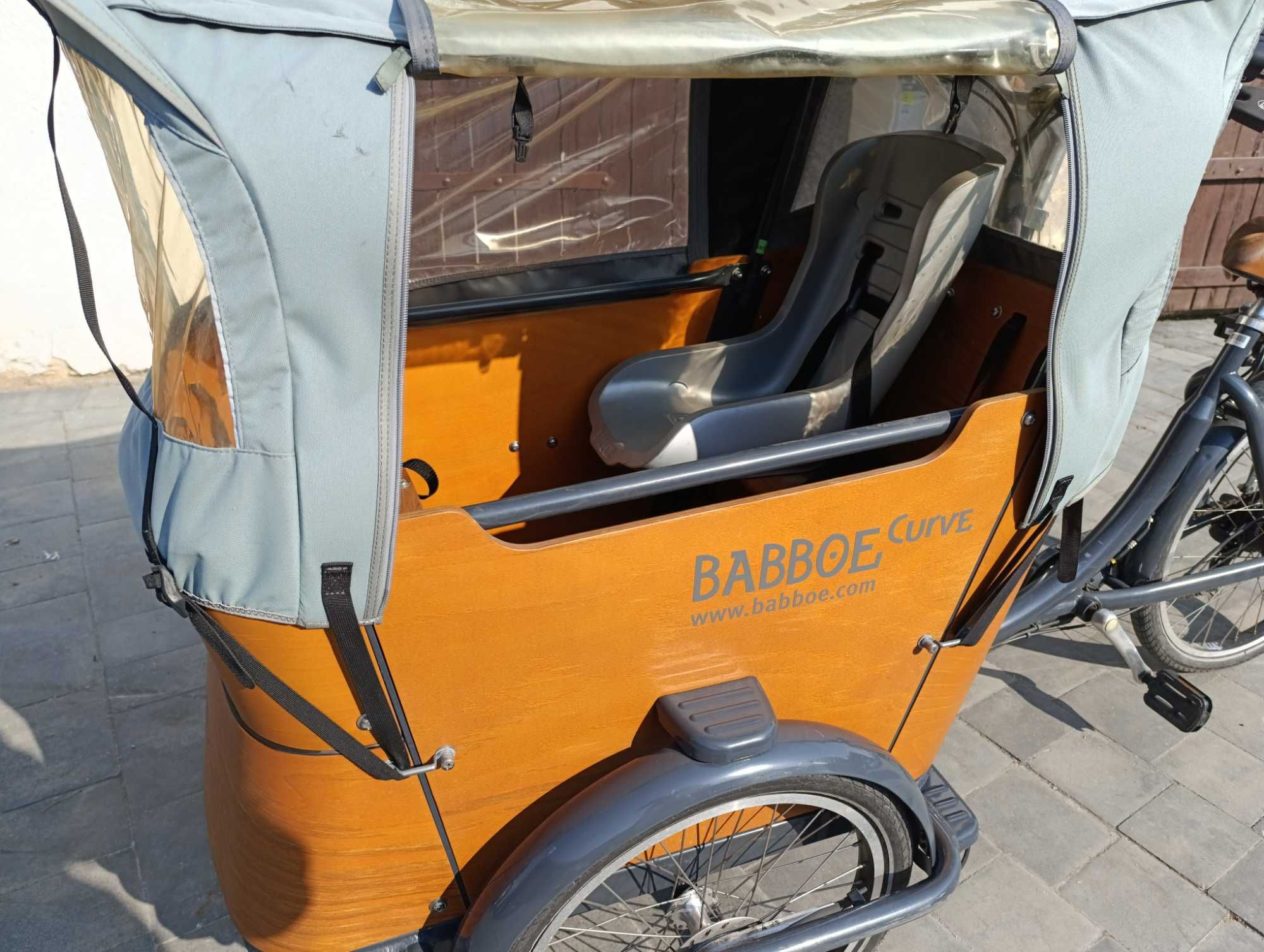 Rower Elektryczny z gondolą "Babboe Curve"