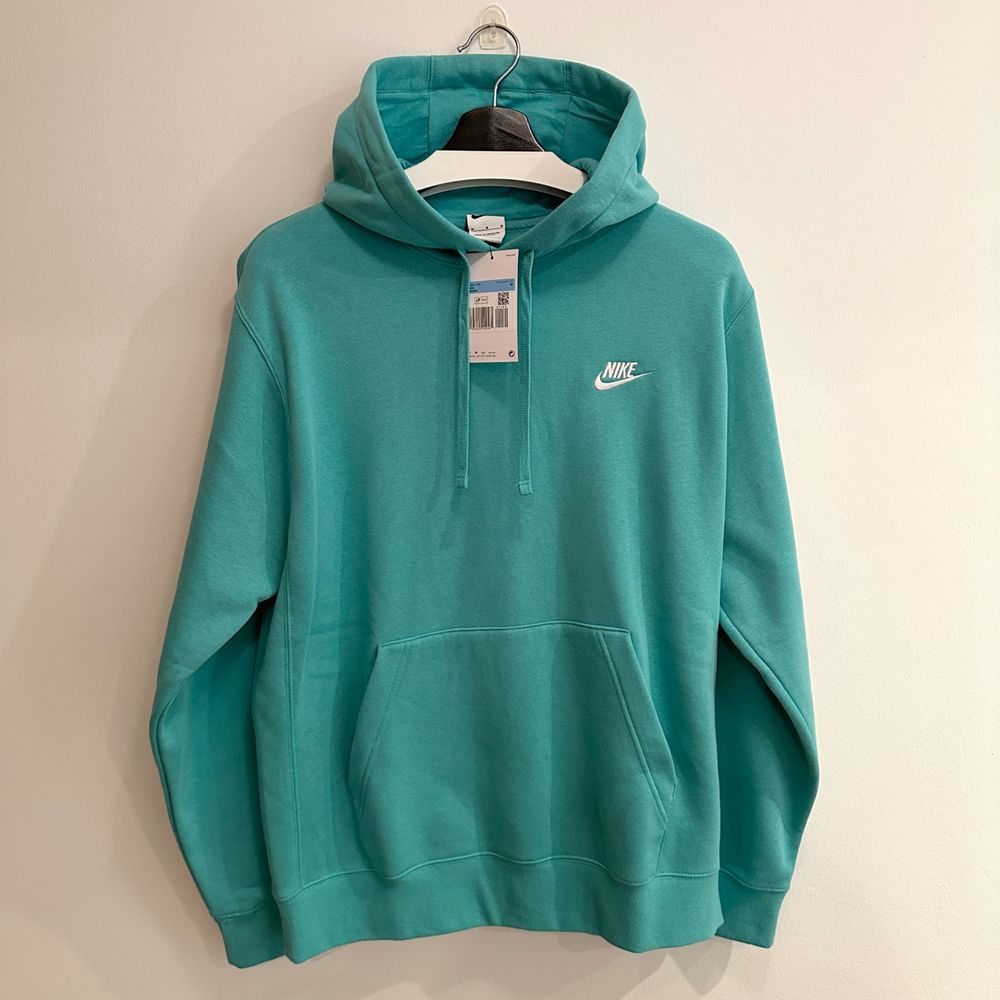 Nike Club Turquoise Hoodie Pullover (M) DS