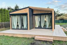 Domek modułowy całoroczny , Letniskowy , 35m2 , Bez zezwoleń na budowę