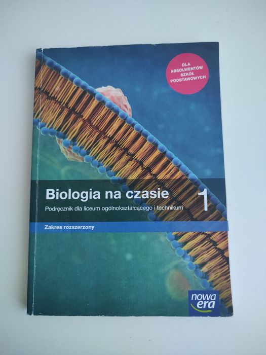 Podręcznik, Biologia na czasie 1 zakres rozszerzony nowa era