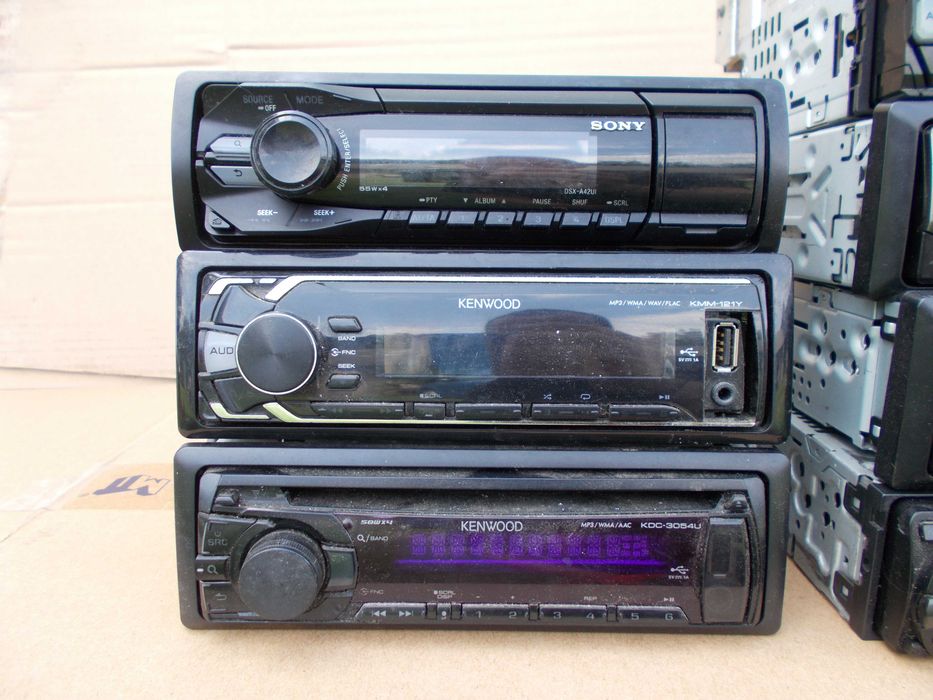 radio samochodowe JVC kenwood SONY pioneer alpine CD USB bluetooth