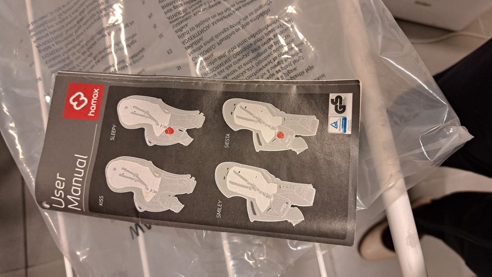 Cadeira de criança para bicicleta Hamax Smiley