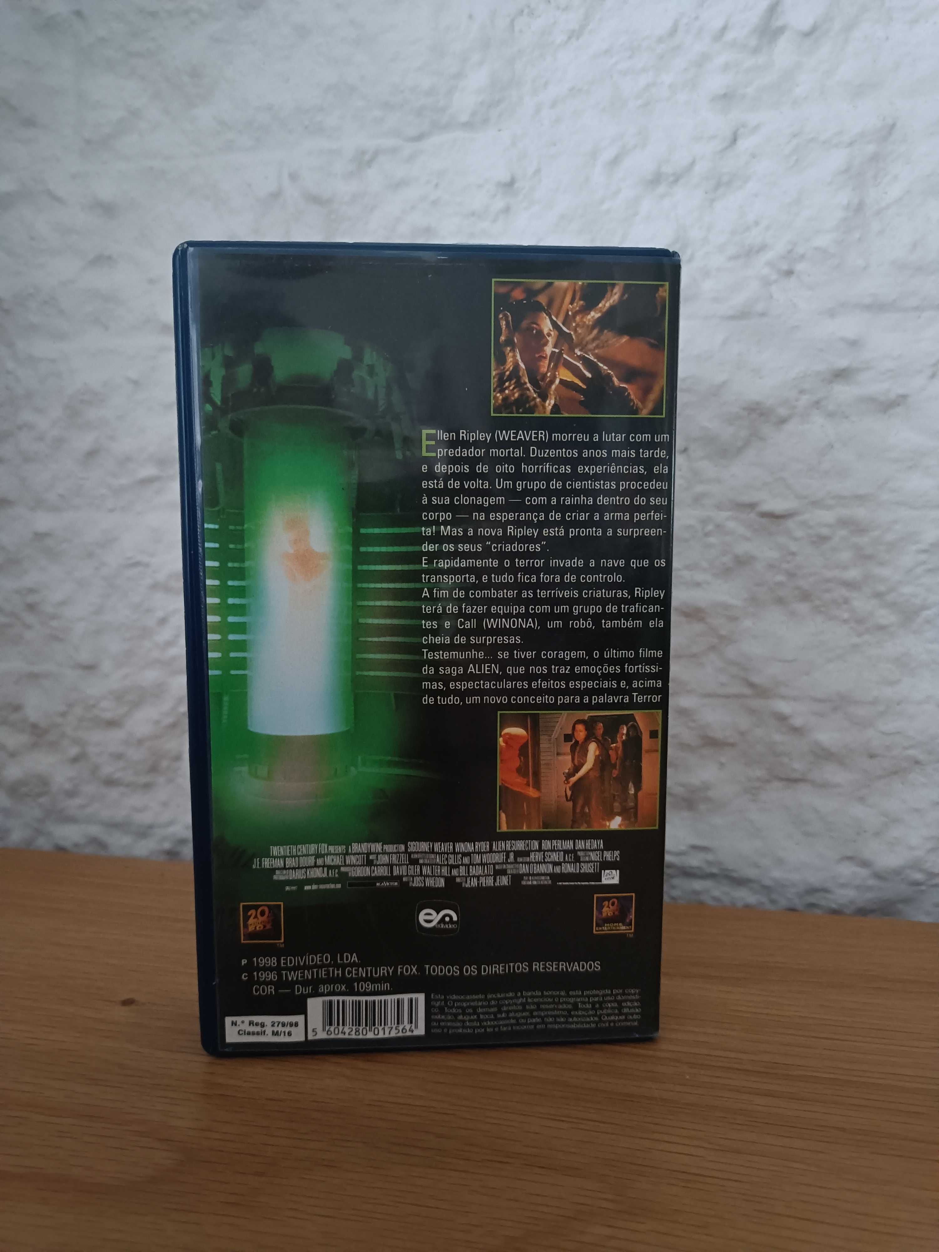 Filme VHS ALIEN O Regresso