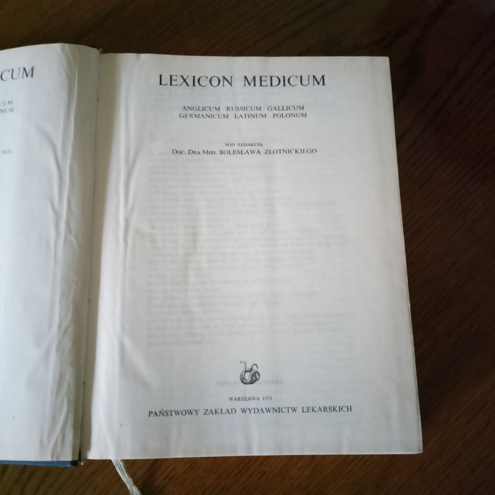 Lexicon Medicum wielojęzyczny słownik lekarski