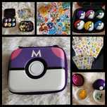 etui, 6 pokeball, 6 figurek pokemon, 50 naklejek, 1 arkusz tatuaży