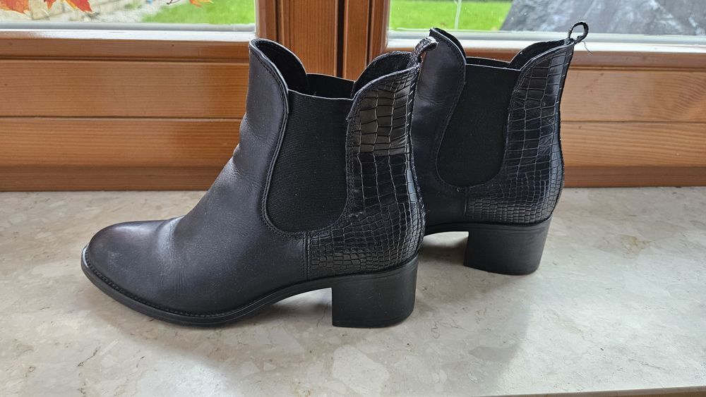 Botki Gino Rossi skórzane