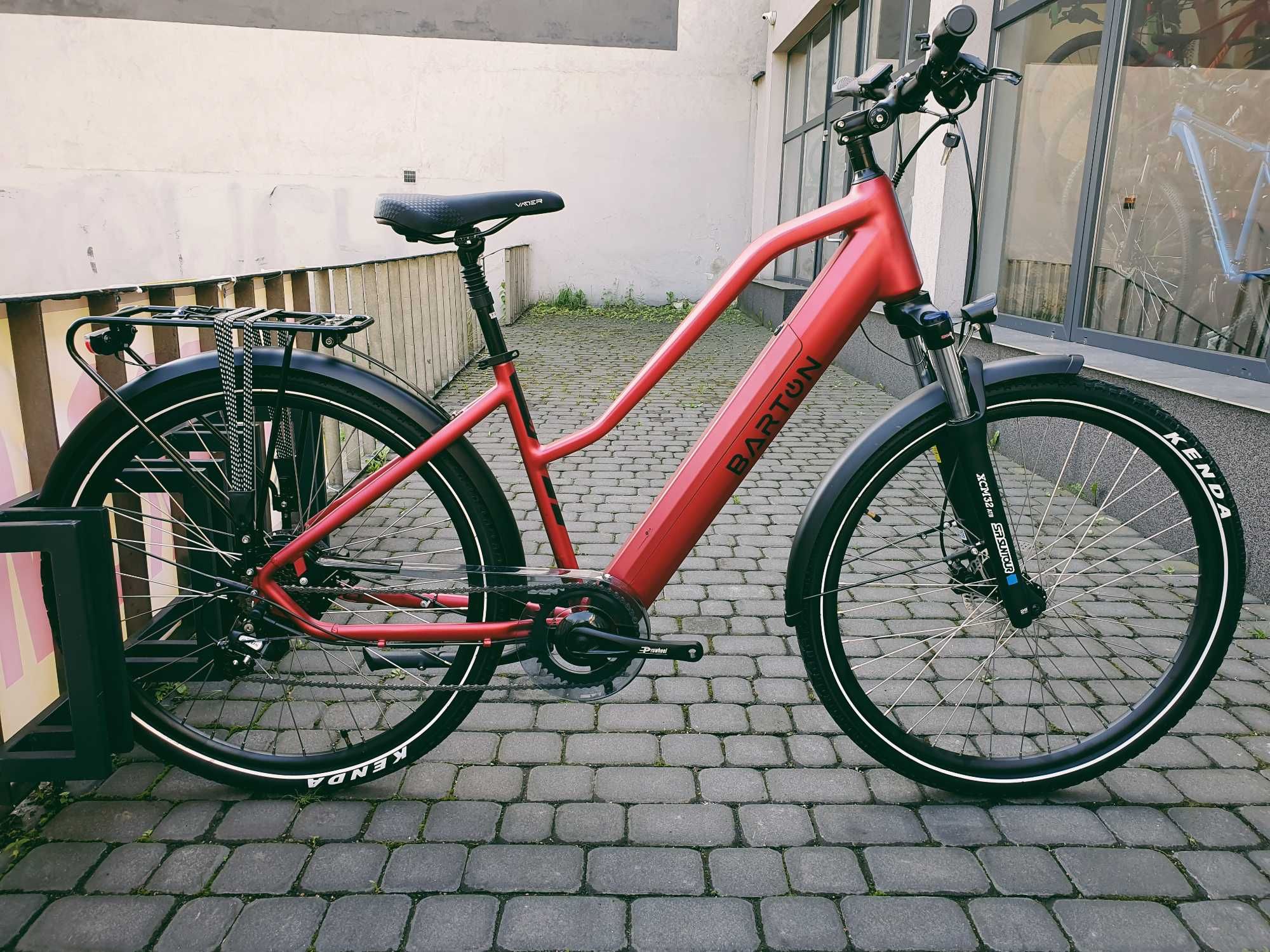 Barton Hybrid EV-350 - EBIKE, czerwony, pojem. 14 AH, -20%