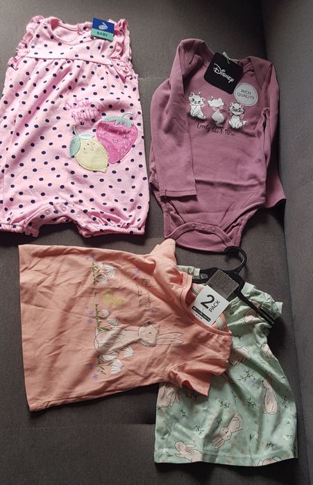 Paka ubranek nowych rozm. 80 dla dziewczynki