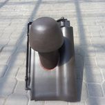 Roben Monza Plus kominek wentylacyjny, czarnobrązowy Tobago ceramiczny