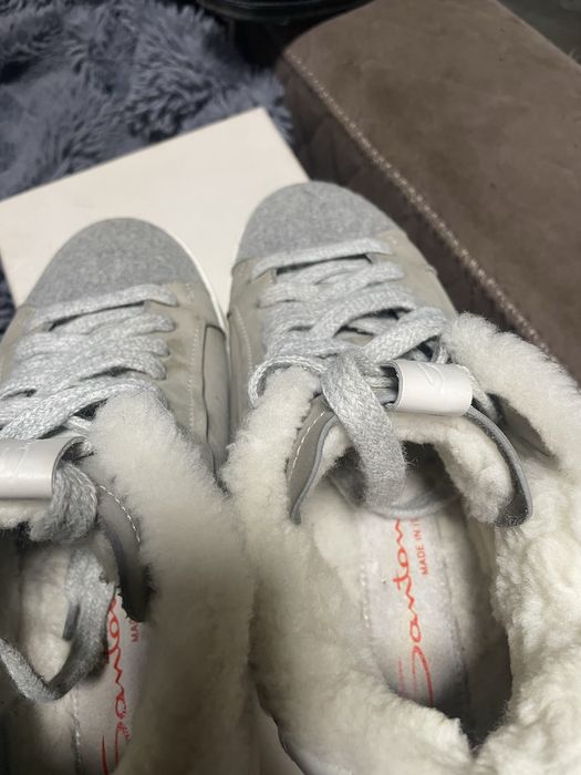 Зимові кеди Santoni. Італія оригінал цегейка