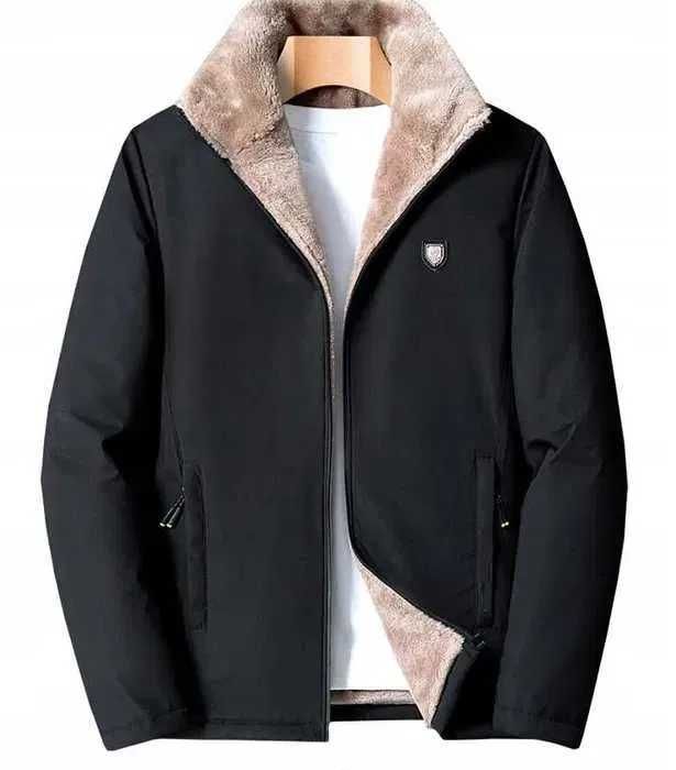 Nowa męska kurtka zimowa / jesienna /ciepła /kożuszek /polar !S! !035!