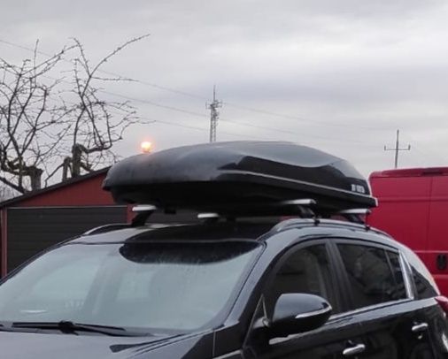 Box dachowy Taurus Bagażnik dachowy Kia Sportage poprzeczki relingi