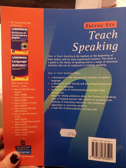 How to teach speaking Thornbury