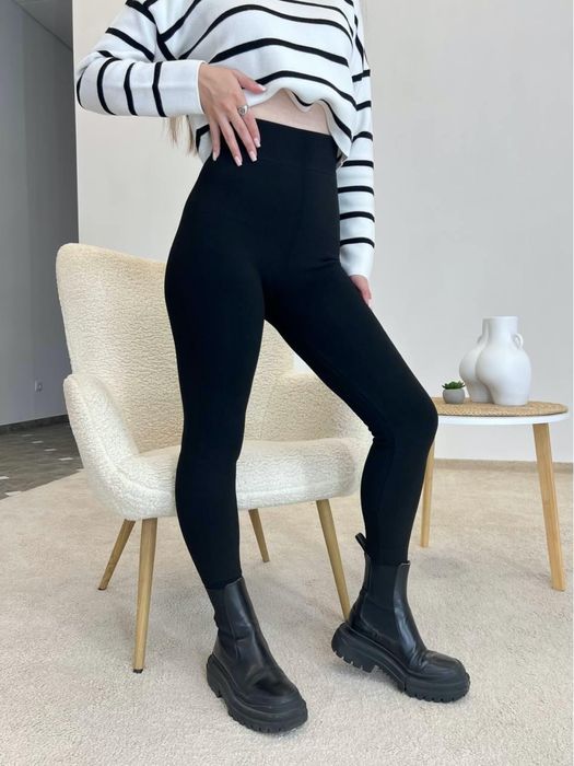 Теплі лосіни на хутрі висока посадка