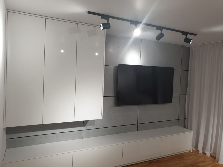 Meble do salonu biały połysk