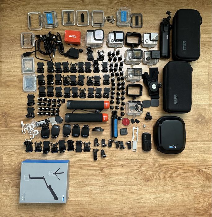 Оригінальні аксесуари Gopro Hero 1/2/3/3+/4/session/5//6/7/8/9/10/11