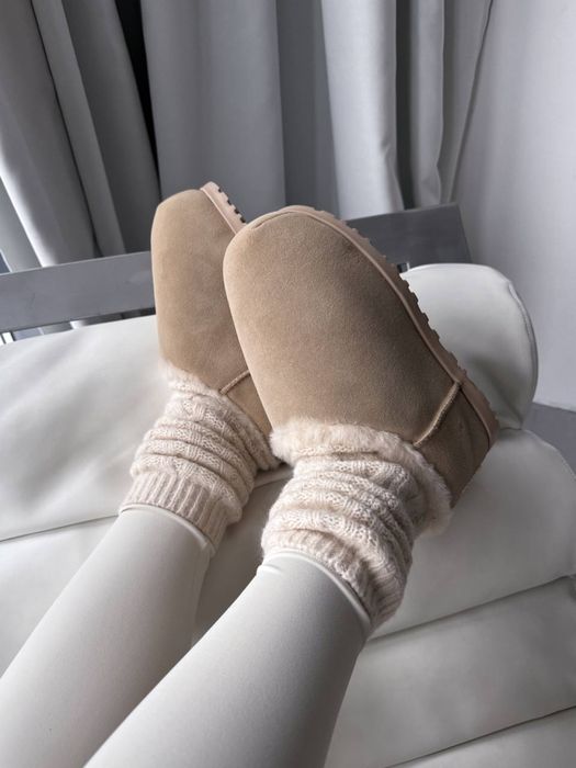 UGG Pumped Slide Beige жіночі черевики