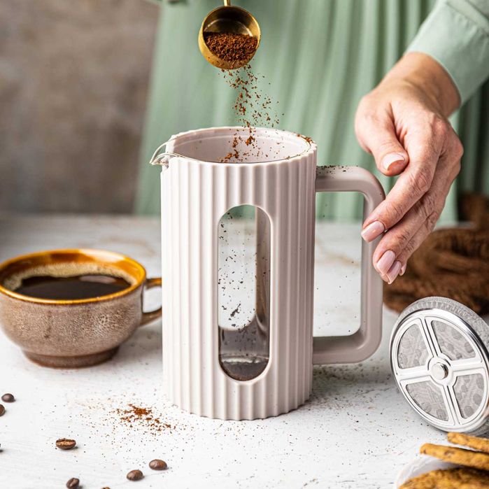 Zaparzacz Tłokowy Do Kawy/Herbaty 600Ml Klausberg Kb-7749 Różowy