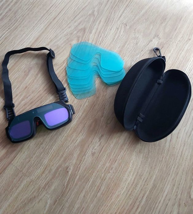 Ręczna lutownica elektryczna 220V/60W + samościemniające się gogle.