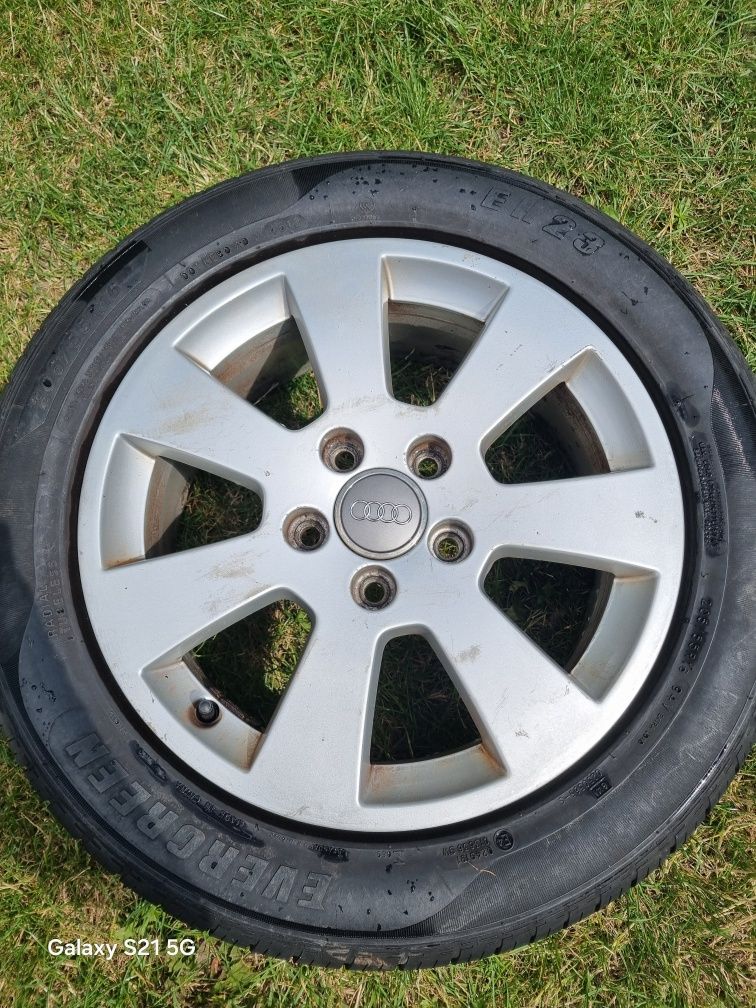 Alufelga 16" 5x112 Audi z oponą w bardzo dobrym stanie!!!