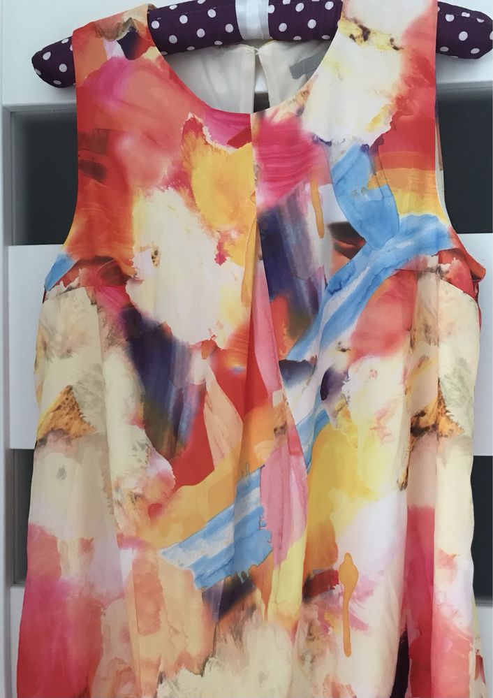 Sukienka letnia kolory lata jak z obrazka H&M 38