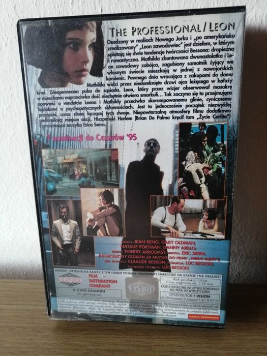 Leon Zawodowiec - kaseta wideo, VHS. Nowa.