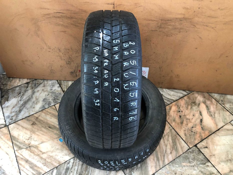 Opony ZIMOWE x2 Barum Polaris3 205/55R16 5mm 2016r -MONTAŻ