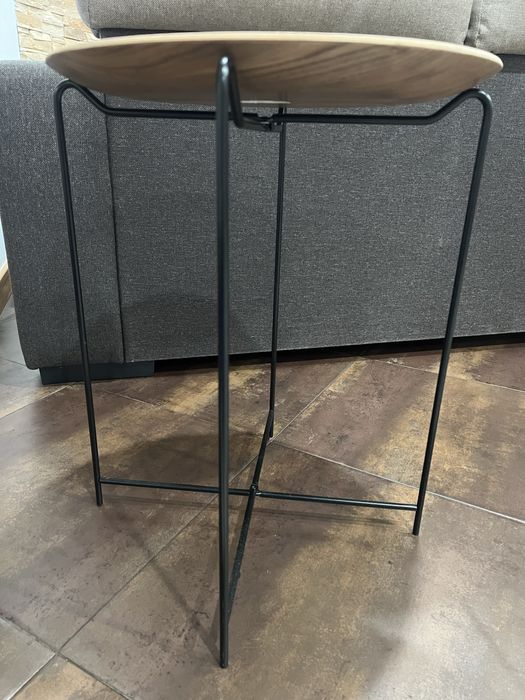 Mesa apoio zara preto e castanho