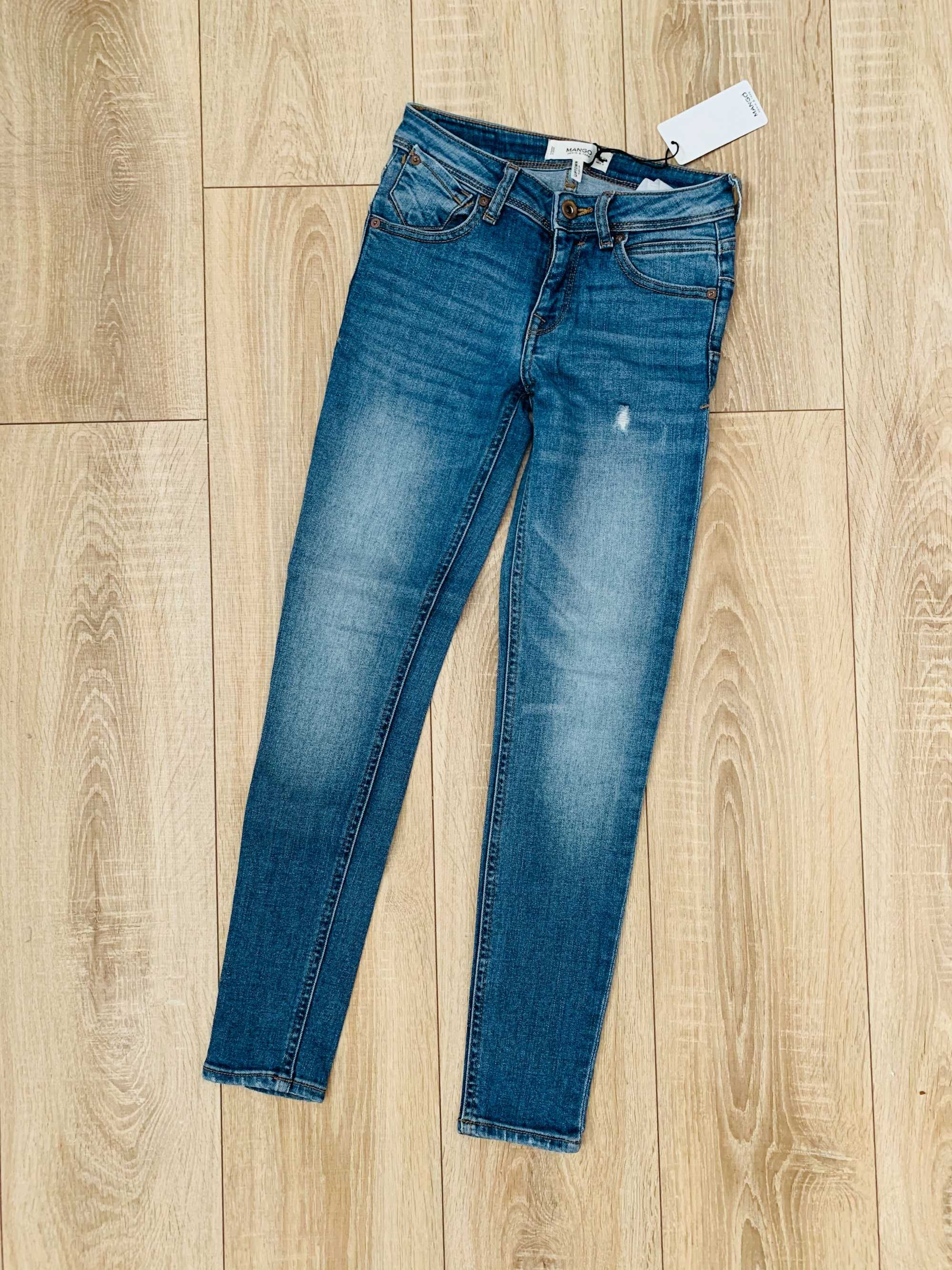 Mango nowe klasyczne jeansy XXS 32