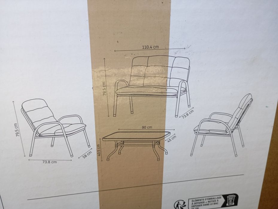 Zestaw mebli ogrodowych Colorado