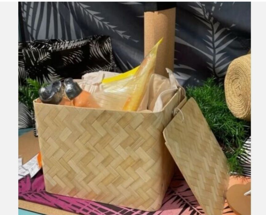 Cesta Bambu para piquenique