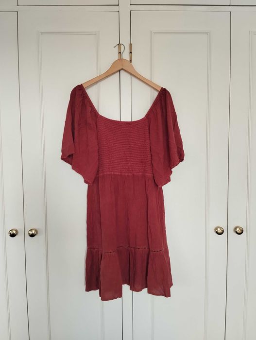 Vestido costas abertas Natura