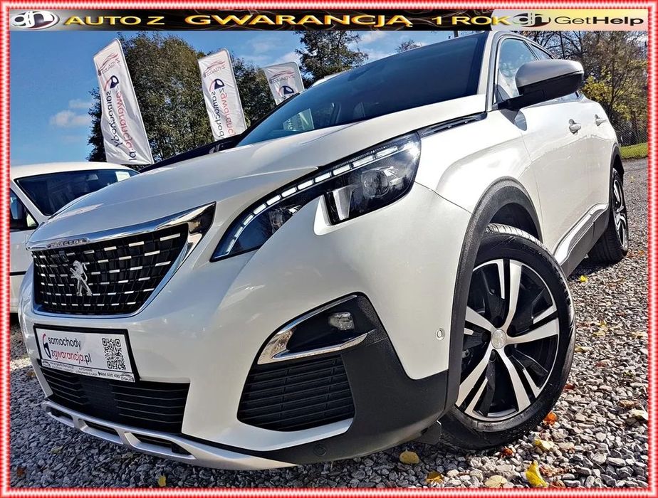 Peugeot 3008 Piękny 3008 1.2 turbo 131KM przeb 94tyś VAT23% SALON POLSKA 100%BEZWYP